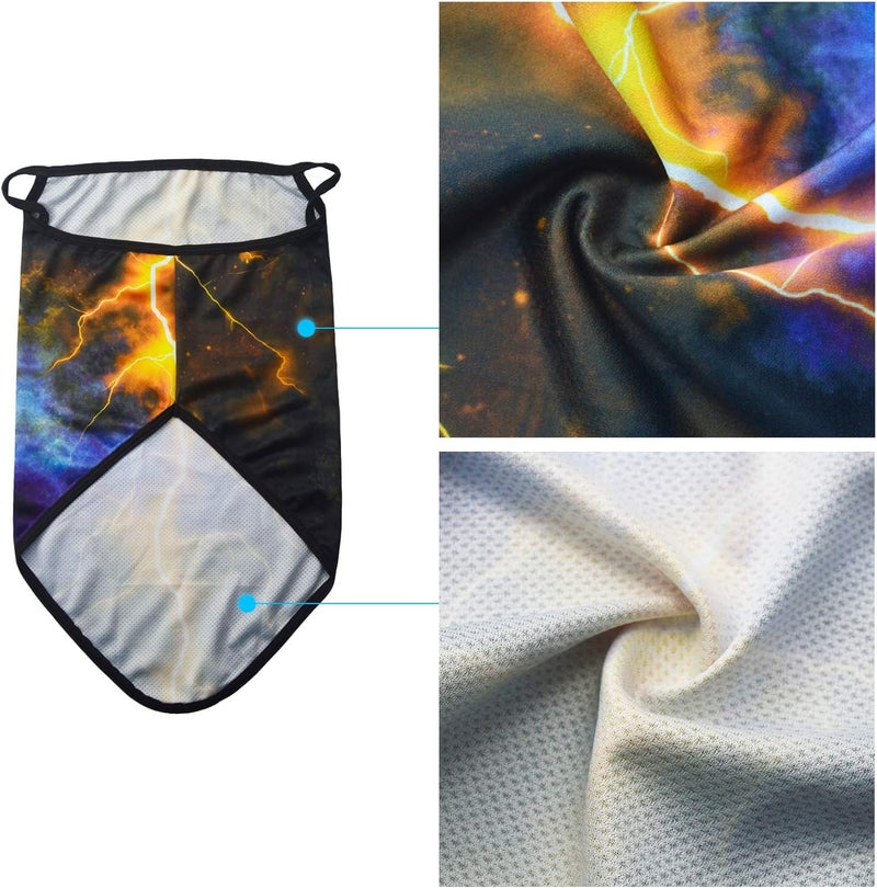 Obacle Bandana Face Mask with Ear Loops Neck Gaiter Face Mask Scarf Face Cover for Men Women - Image 4